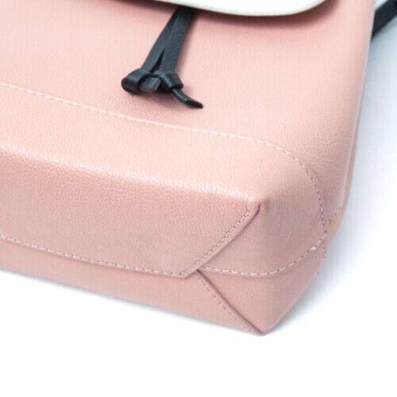 Louis Vuitton Lockme Rose Ballet Noir Pink White Mini Calf Leather Backpack - Picture 4 of 8
